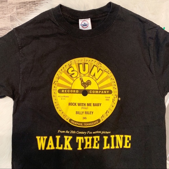 Sun Records Johnny Cash Walk the Line Movie Tee - Picture 3 of 5